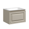 Тумба подвесная SANCOS Very 590х445х406, c одним ящиком оснащенным доводчиками, Beige Soft , арт.VR60CE