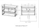 Тумба подвесная STYLE LINE "Марелла 70" (2 ящ.) Люкс антискрейтч серый, PLUS с раковиной Марелла Люкс 700х400