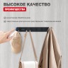 Крючок для полотенец четвертной Raglo черный