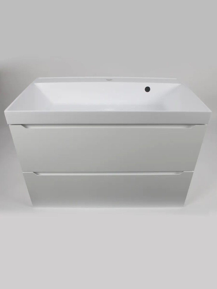 Раковина для ванной 90 см, Uperwood Classic, белая глянцевая