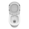 Унитаз подвесной безободковый с сиденьем и смывом TORNADO BelBagno TRE-TOR BB5180CH-TOR/SC