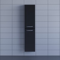 Шкаф-пенал для ванной Uperwood Foster 36х30х160 см, черный