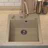 Кухонная мойка кварцевая Uperwood Quartz Premium UPD-07-02, прямоугольная, бежевая
