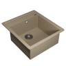 Кухонная мойка кварцевая Uperwood Quartz Premium UPD-07-02, прямоугольная, бежевая