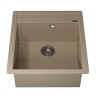 Кухонная мойка кварцевая Uperwood Quartz Premium UPD-07-02, прямоугольная, бежевая