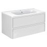 База под раковину Vico 1000 подвесная, 2 выкатных ящика soft close, G.White