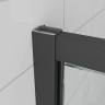 Душевой угол Veconi Ottimo P30SP B, 900х1000х1900 черный матовый, стекло тонированное матовое