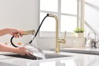 Смеситель для кухни Neo, золото, Ne214419-G, Starke-Paulmark