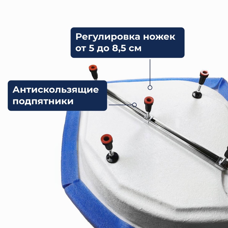 Душевой поддон RGW Acryl B/CL-S, 80x120 см, антискользящий, белый