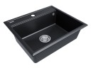 Мойка STEPIA 60, IT-GRANIT, PM115951-BLM, черный металлик, 590х510, Paulmark