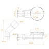 Сифон для поддонов RGW S-17 (44241700-01)  