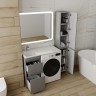 Тумба напольная STYLELINE "Даллас 100" Люкс Плюс серая с рковиной ESTETUS Даллас 1000*480 левый  