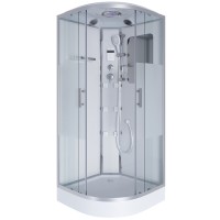 Душевая кабина Niagara Ultra NG-301-01 (90х90х220) низкий поддон(16см),стекло матовое,4 места
