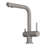 Смеситель для кухни Omoikiri Nagano-P-GR латунь/leningrad grey