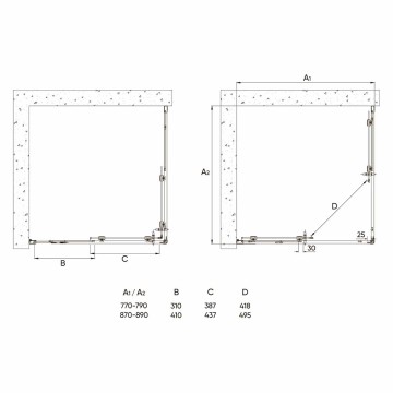 Душевой угол Veconi Rovigo RV-113, 900x900x1850, хром, стекло прозрачное