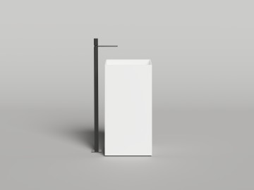 Раковина напольная ARMONIA SQUARE 01 450х450х900 S-Stone Матовое