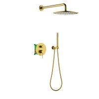 Душевая система встроенная Timo Saona SX-2369/20SM золото шлифованное