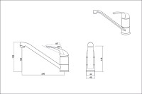 Смеситель EMAR EC-3009 3009.5 Агат