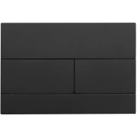 Кнопка смыва Veconi FLUSH V7, чёрный матовый