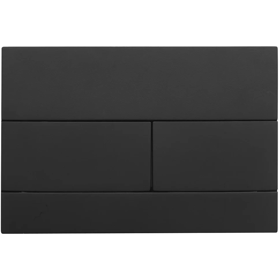 Кнопка смыва Veconi FLUSH V7, чёрный матовый