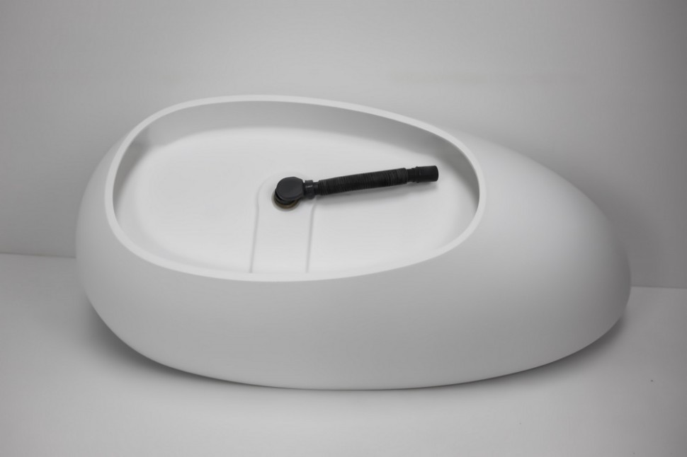 Ванна из искусственного камня ABBER Stein AS9611NM-1.7 белая матовая