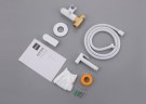 Смеситель ABBER Weiss Insel AF8025W с гигиеническим душем, белый