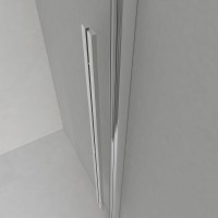 Душевая дверь Lugano VDS-1L120CGB-1, 1200, черный, стекло тонированное