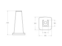 Пьедестал BelBagno BOHEME BB115P