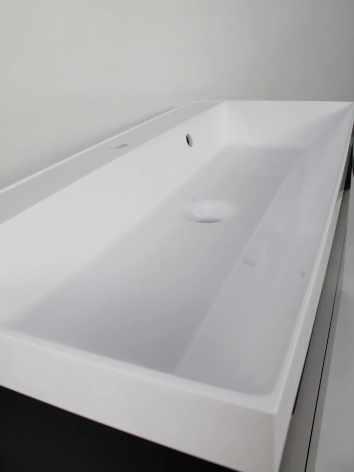 Раковина для ванной 100 см, Uperwood Classic, белая глянцевая