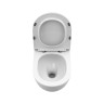 Унитаз подвесной безободковый с сиденьем и смывом TORNADO BelBagno UNO-TOR BB5177CH-TOR/SC