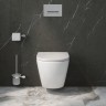 Унитаз подвесной безободковый с сиденьем и смывом TORNADO BelBagno UNO-TOR BB5177CH-TOR/SC