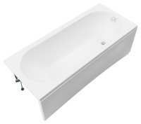 Акриловая ванна с каркасом Uperwood Next 165x70 см, белая