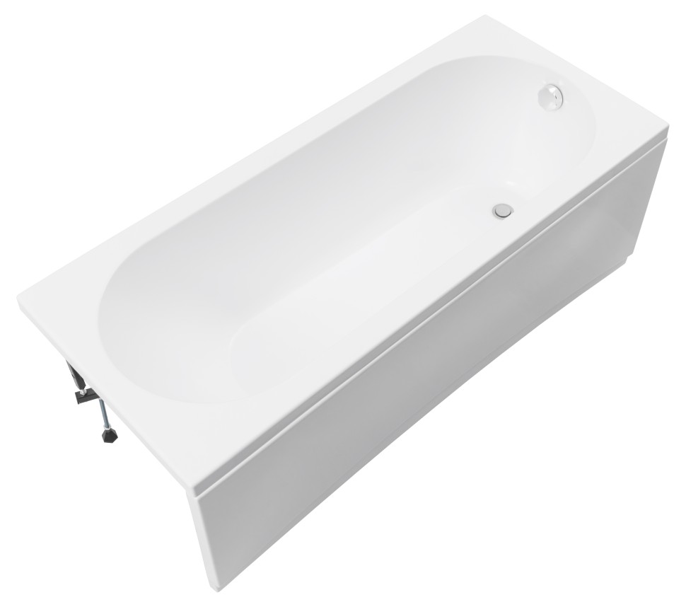 Акриловая ванна с каркасом Uperwood Next 165x70 см, белая