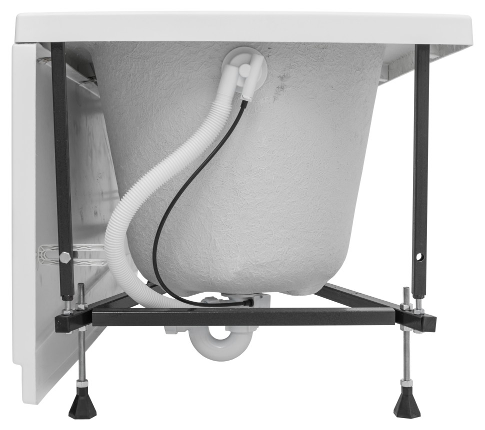 Акриловая ванна с каркасом Uperwood Next 165x70 см, белая