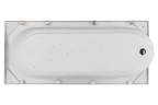 Акриловая ванна с каркасом Uperwood Next 165x70 см, белая