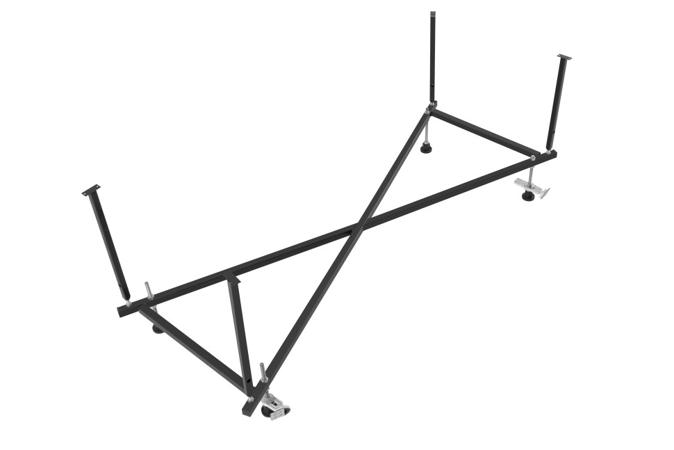 Акриловая ванна с каркасом Uperwood Next 165x70 см, белая