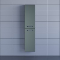 Шкаф-пенал для ванной Uperwood Foster 36х30х160 см, серый графит