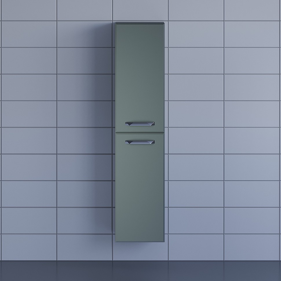 Шкаф-пенал для ванной Uperwood Foster 36х30х160 см, серый графит