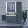 Шкаф-пенал для ванной Uperwood Foster 36х30х160 см, серый графит