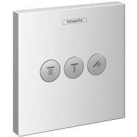 Запорный вентиль Hansgrohe ShowerSelect, с переключением на 3 выхода, цвет: хром 15764000