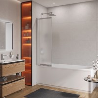 Душевая шторка на ванну CEZARES SLIDER-VF-11-90/150-P-Cr