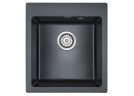 Мойка KANTE 45, IT-GRANIT, PM104651-BLM, черный металлик, 460х510 мм, Paulmark