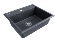 Мойка STEPIA 60, IT-GRANIT, PM115951-DG, графит, 590х510, Paulmark