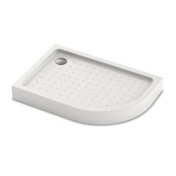 Душевой поддон Veconi Tezeo acrylic TZ-55L, 1000x800x150, акрил, белый