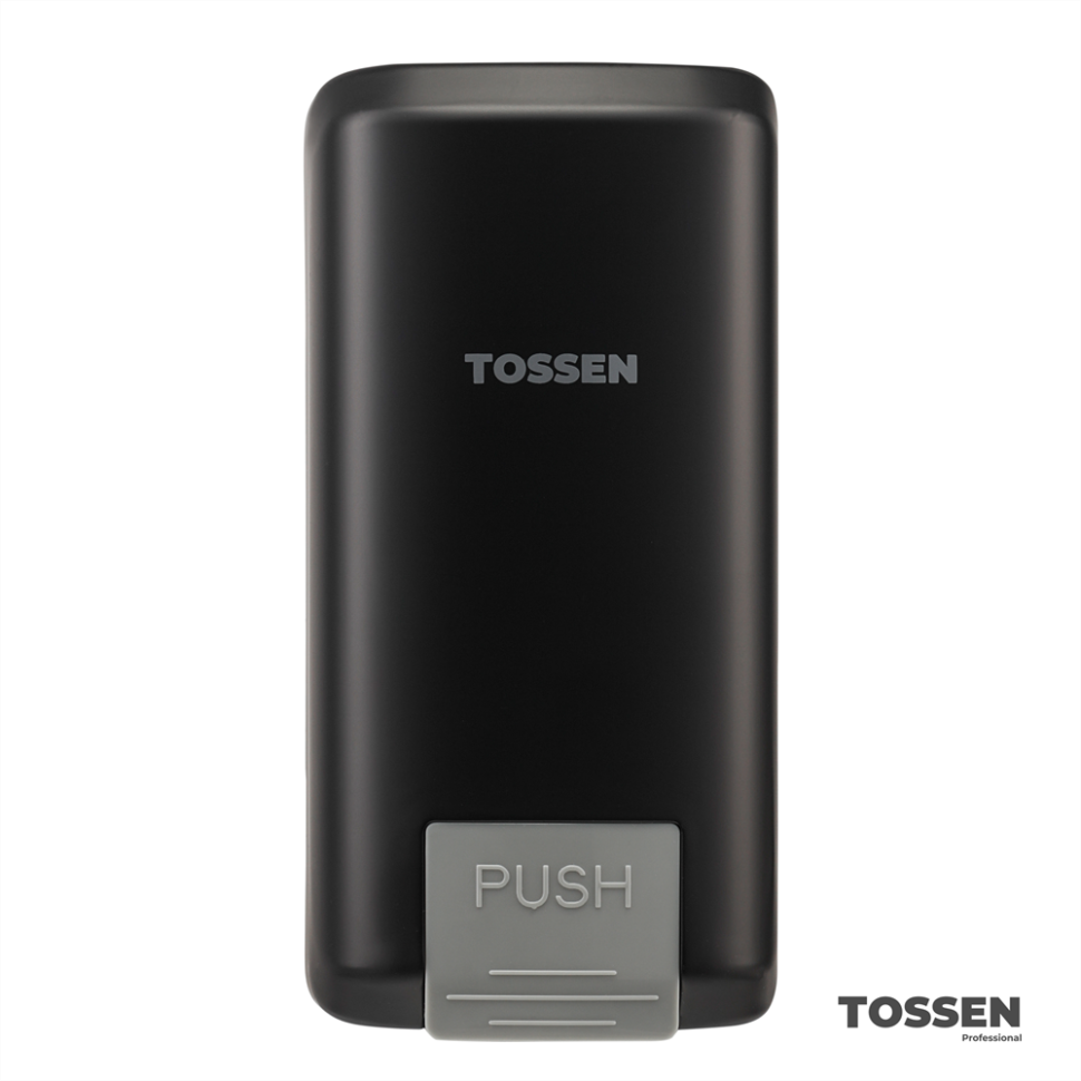TOSSEN MN-7220 PB - механический дозатор жидкого мыла (коллекция «Матовый чёрный»)  