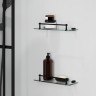 Душевая кабина Niagara Standart ST100/80/15QL/KL/BKT (100х80х225) низкий поддон(15см),черный,стекло прозрачное,3 места