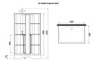 Душевая кабина Niagara Standart ST100/80/15QL/KL/BKT (100х80х225) низкий поддон(15см),черный,стекло прозрачное,3 места