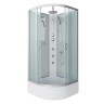 Душевая кабина Niagara Classic NG-3302-14BKTG (100х100х210) средний поддон(26см),стекло матовое,4 места