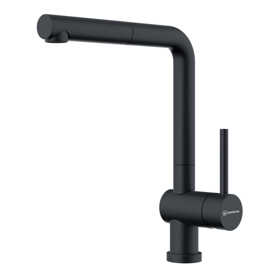 Смеситель для кухни Omoikiri Akashi-S-BL латунь/черный