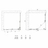 Душевой угол Veconi Rovigo RV-113B, 800x800x1850, черный, стекло прозрачное